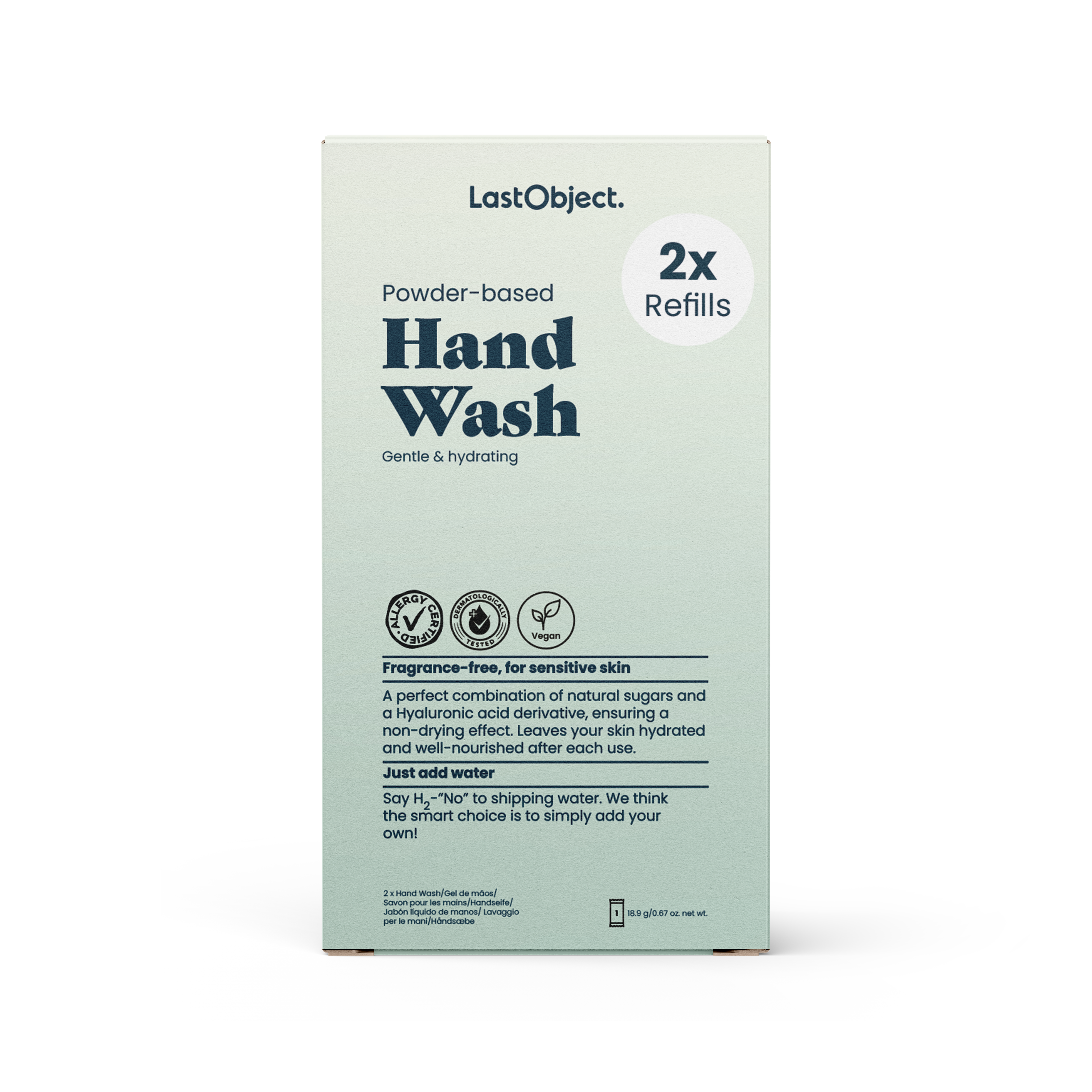 LastObject - Wholesale Hand Soap/Wash - Hand Wash 2x Refill - Sustainable, refillable Hand Wash1