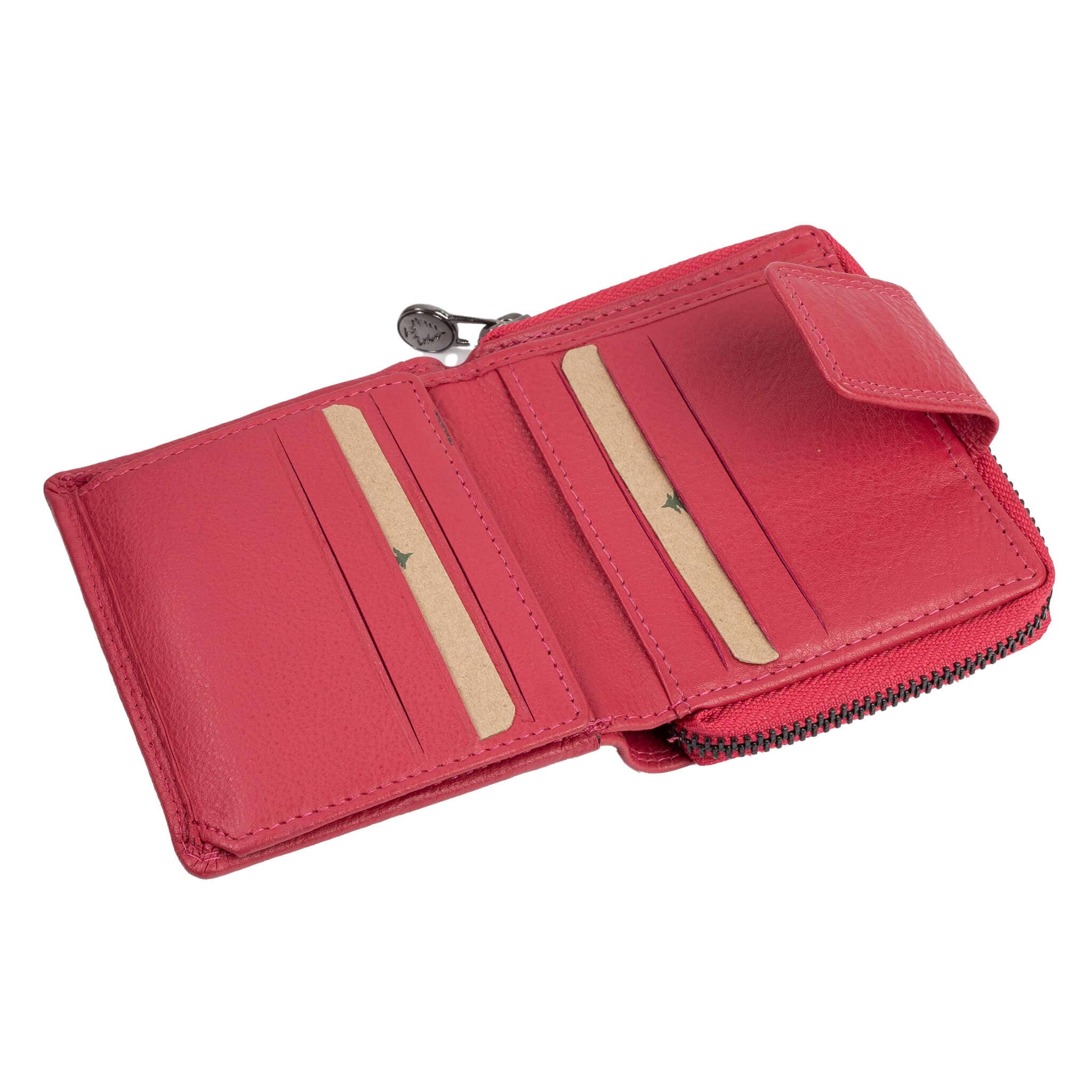 Greenwood - Wholesale Wallet - Unisex - Akiro women's small leather wallet with zip pocket9