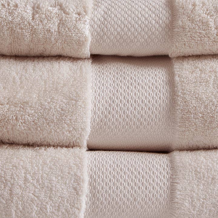 Olliix - Wholesale Towel Set - Turkish Cotton 6-Piece Bathroom Towel Set, Blush