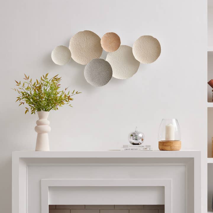Danya B - Wholesale Wall Accent - Savanna Multi-Color Earth Toned Connected Circle Wall Art3