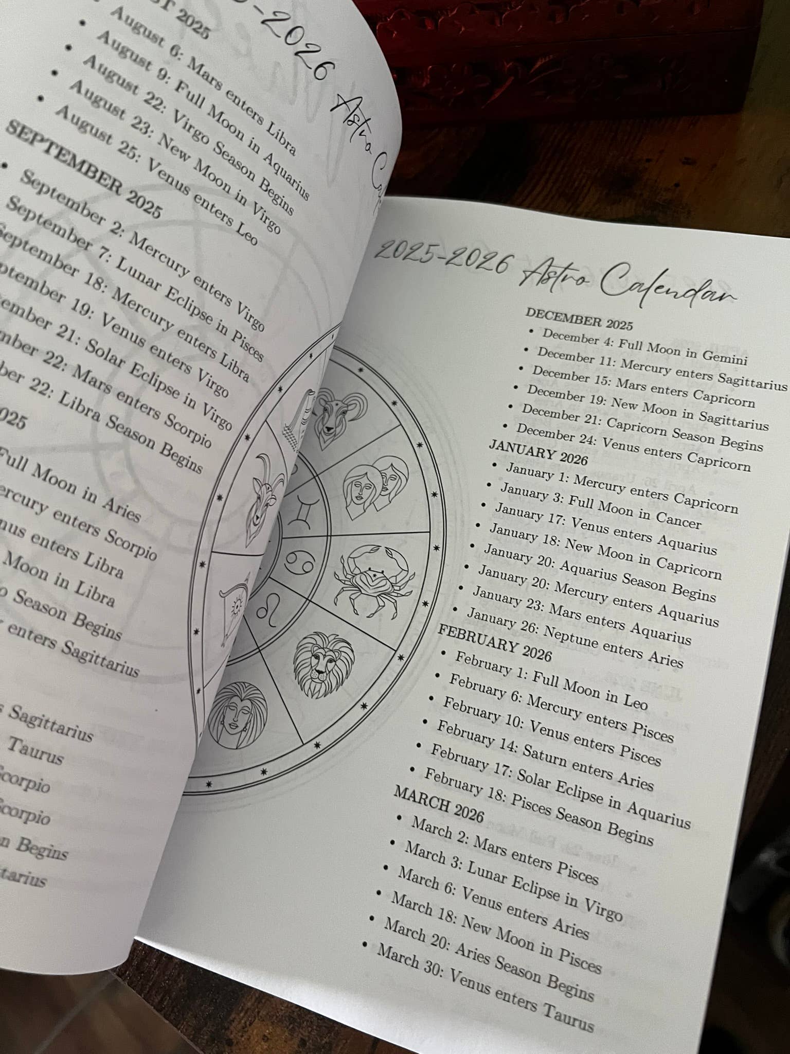 Leah Jones Marcus - Wholesale Planner - Ad Astra: Undated Weekly Astro Planner & Tarot Journal5