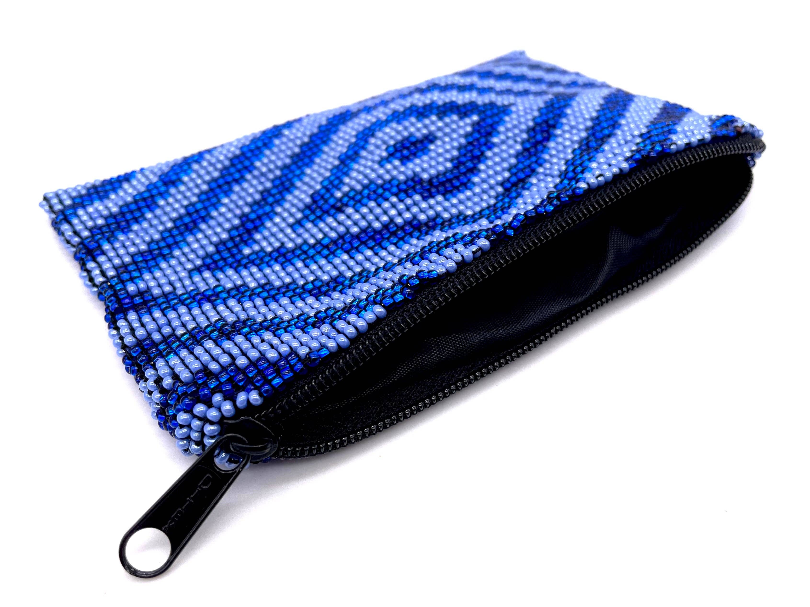 KAQCHI - Wholesale Coin Purse - Unisex - Blue Lovers Zipper Pouch5
