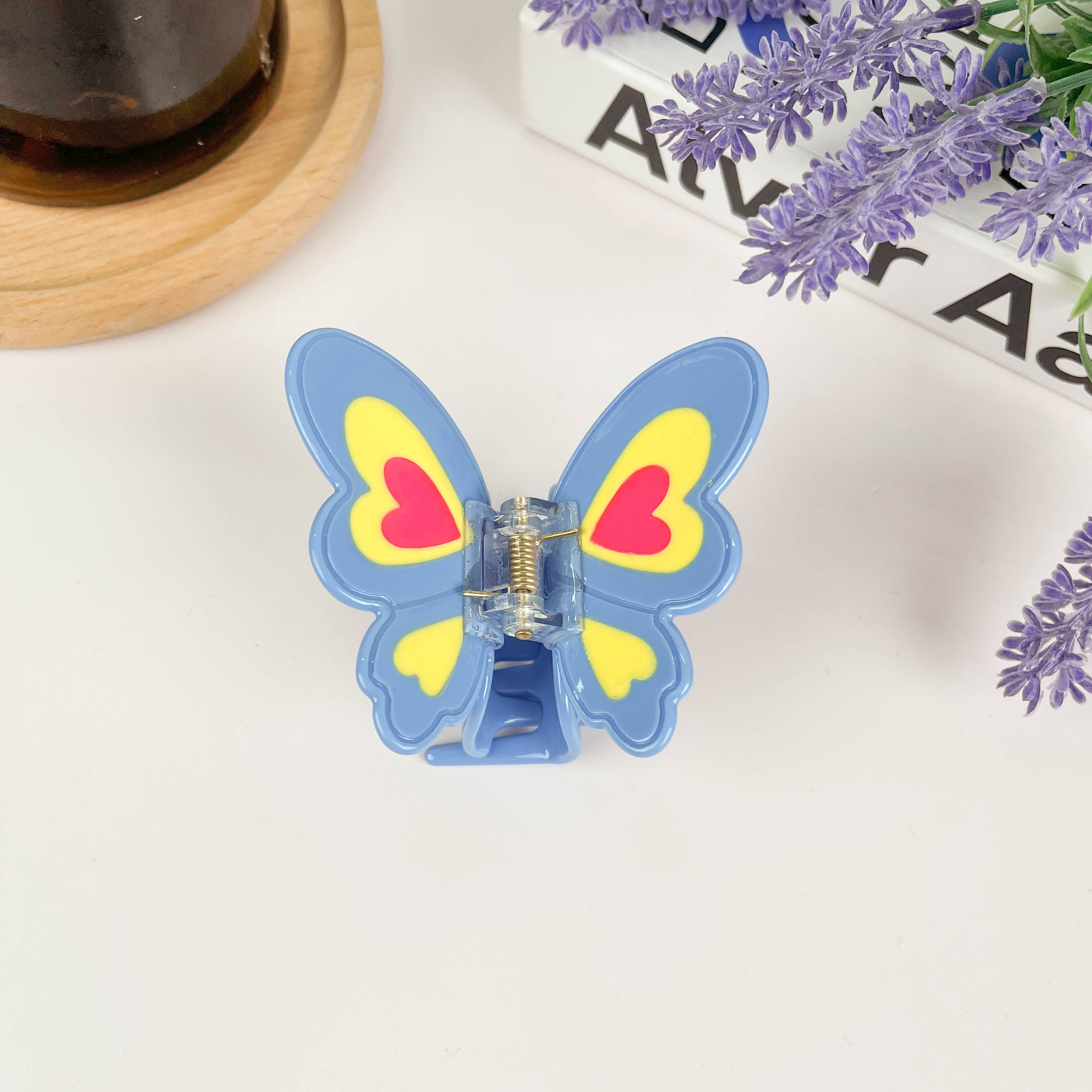 TheDivaSoap - Wholesale Hair Clip - Women's - Acetate Butterfly Hair Clip,Blue Cartoon Claw Clips3