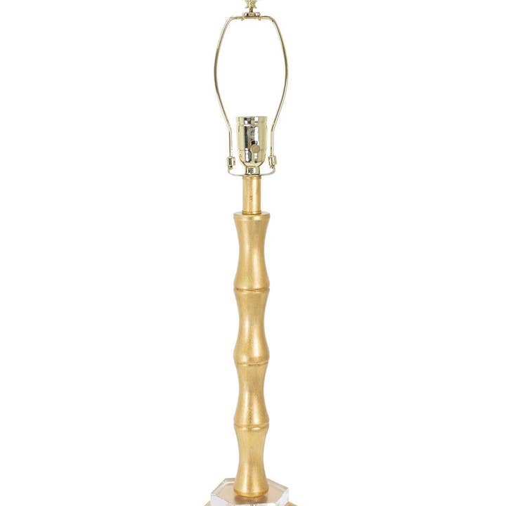 Couture Lamps - Wholesale Accent/Desk Lamp - 31" Moso Table Lamp - Gold (Base/Harp/Finial Only)