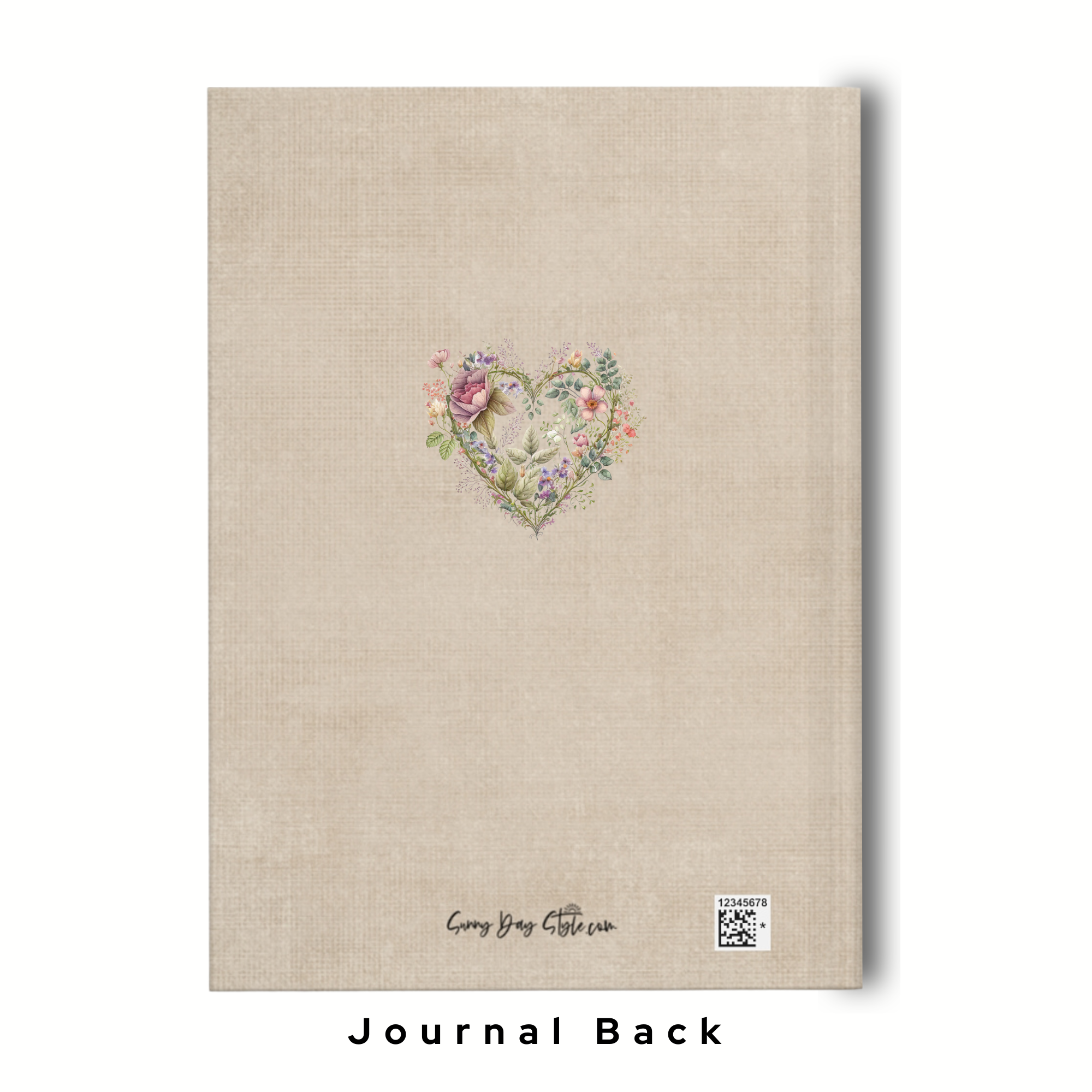 Sunny Day Style - Wholesale Journal/Diary - Floral Heart Gratitude Journal1