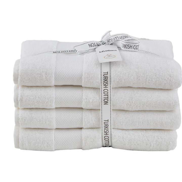 Juego de 4 toallas turcas Fabstyles Diamond para venta al por mayor de Fabstyles