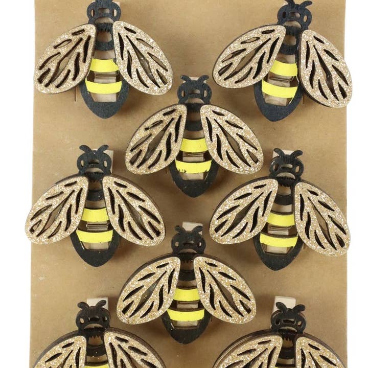 HOFF-INTERIEUR - Wholesale Decorative Tabletop Object - BUSY BEE CLAMPS 8-PIECE SET (HOFF6786)