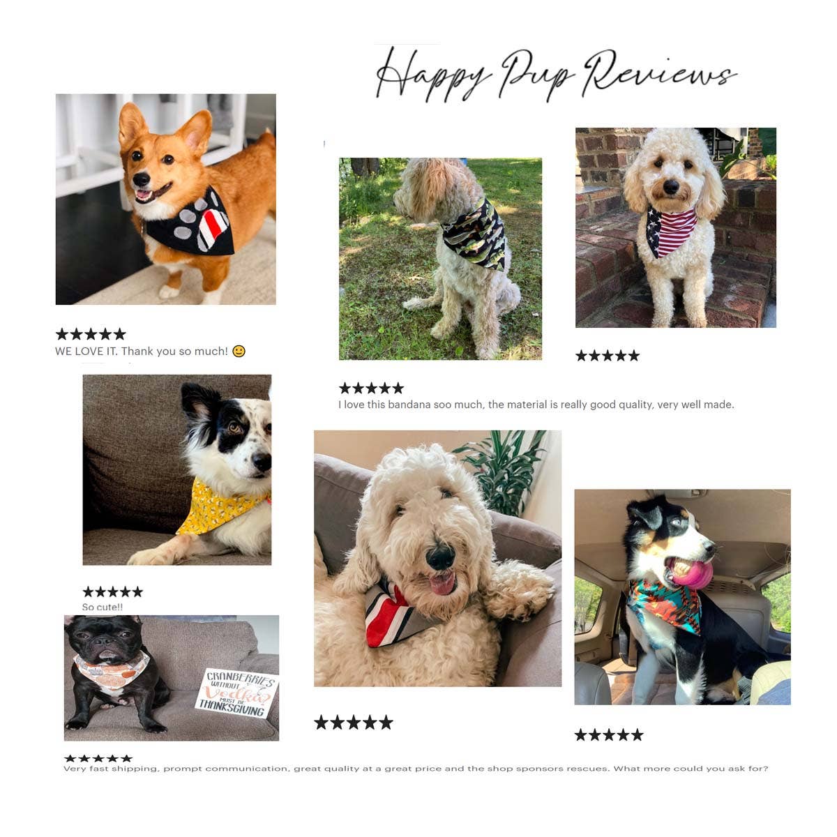 Top Rocks Doggie Wear – wholesale Pet bandana – Dog – American Flag Over The Collar Dog Bandana4