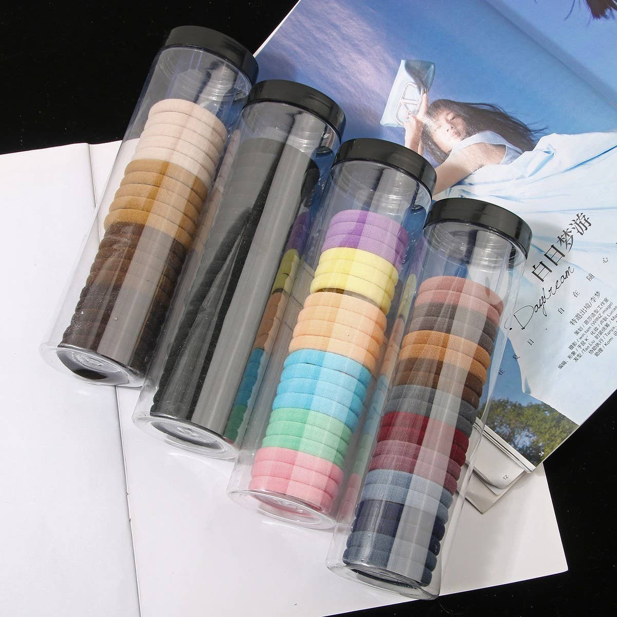 NINEXIS - Wholesale Hair Tie - CWAHA07451_SEAMLESS ELASTIC HAIR TIE FOR WOMEN PONYTAIL5