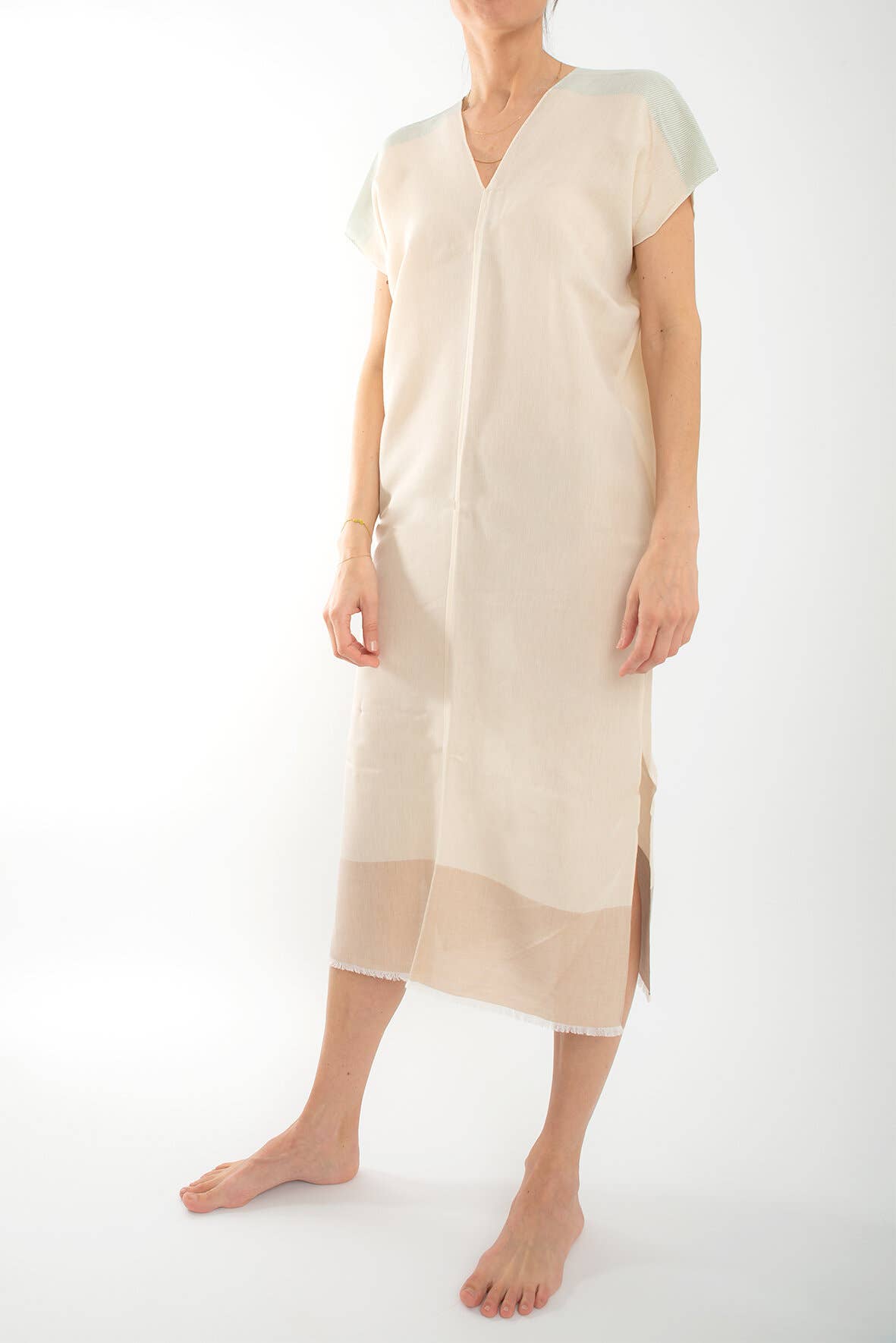 Abstract - Wholesale Swim Cover Up - Women's - Viscose and cotton caftan costume cover13