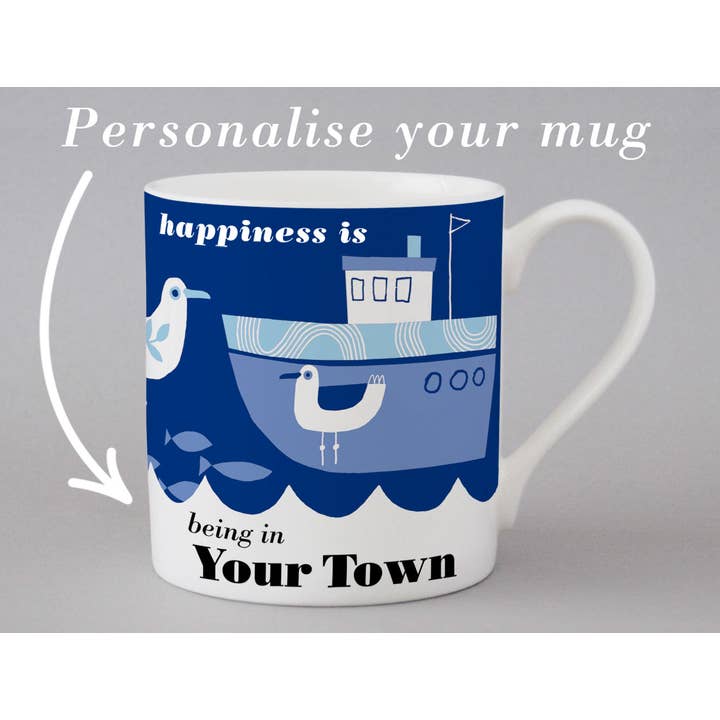 Ocean Ship Mug Personalised for wholesale by Repeat Repeat