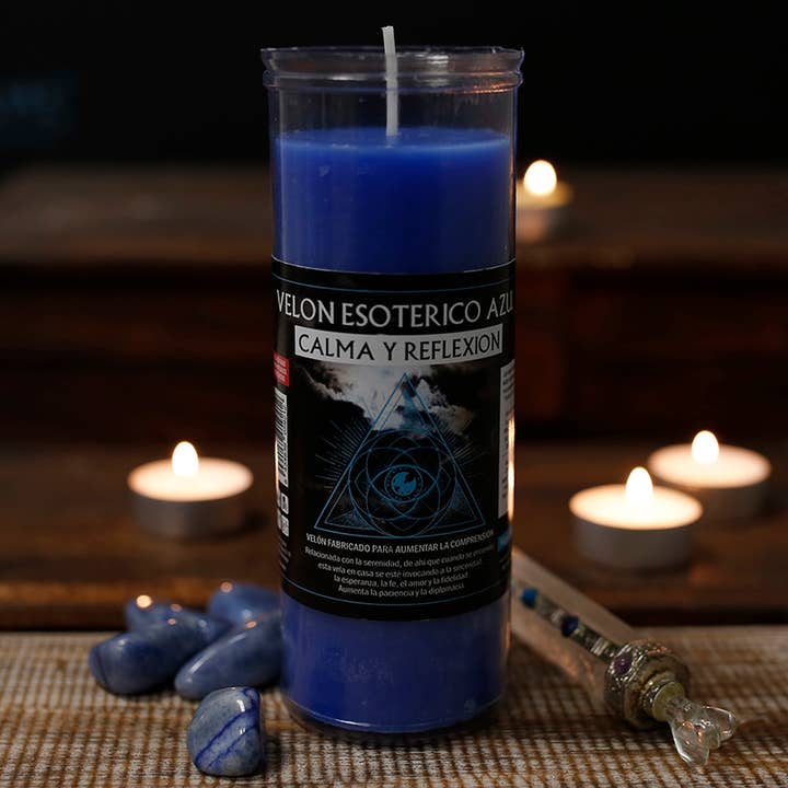 Esoteric Candle 3 - Blue for wholesale by Ethike.eu
