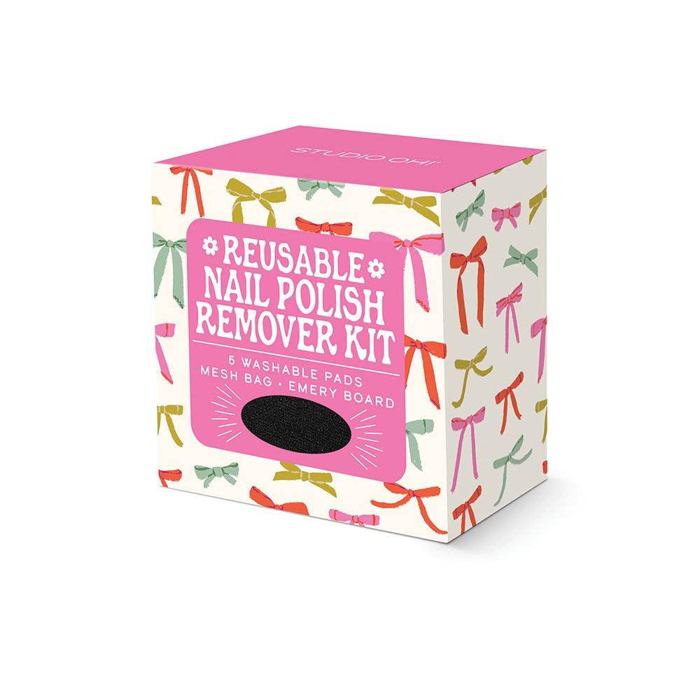 Studio Oh! - Wholesale Nail Polish Remover - Put a Bow on It Reusable Nail Polish Remover Kit1