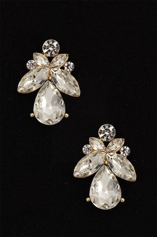 Andrea Bijoux – Engroshandel Hængeøreringe og creoløreringe – SEMI BLOMSTRET KRYSTAL PERLE POST ØRERING3