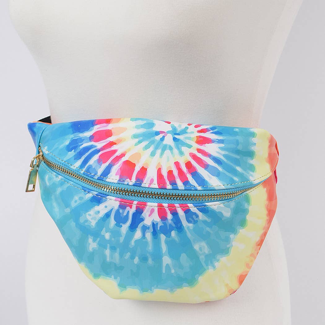 3AM BY H&D ACCESSORIES - Wholesale Belt Bag - Women's - Tie Dye Fanny Pack5