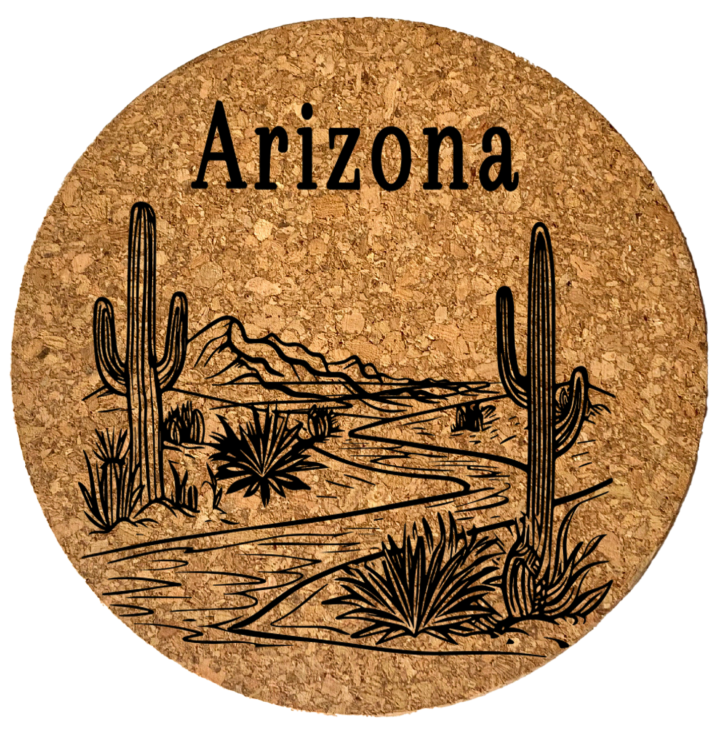 Creative Inspiration Design - Wholesale Trivet - Arizona Desert Path Trivet0