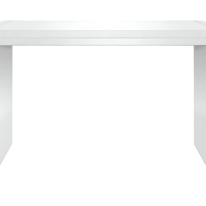 60" White Wood Rectangular Bar Table for wholesale by HomeRoots