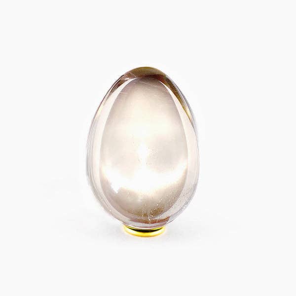 Clear Quartz Yoni Egg for wholesale by Yoni Crystals