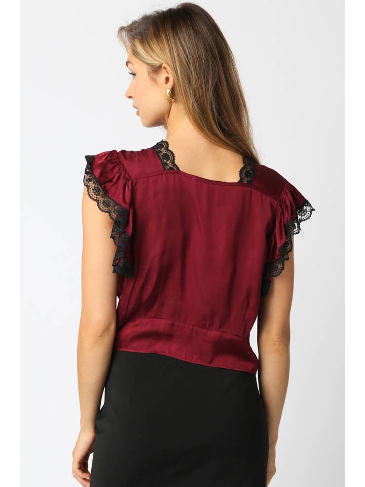 Olivaceous - Wholesale Blouse - Women's - Janiah Laced Top7