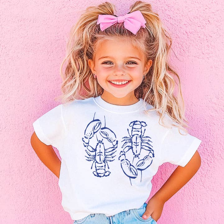 Kids Lobster T-Shirt for wholesale by Under The Lights Designs