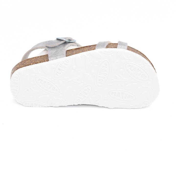 Pituka Wear - Wholesale Sandals - Kids - PLAKTON CROSS SILVER SANDALS