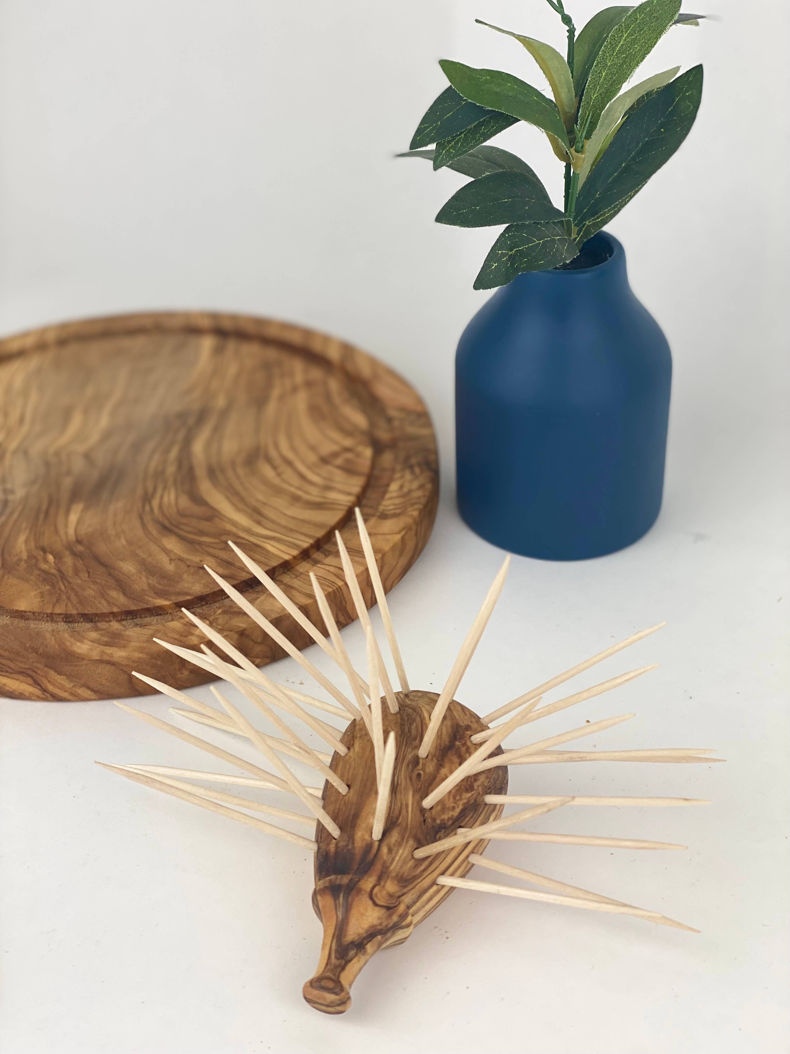 Natural OliveWood - Venta al por mayor Utensilio/dispositivo de cocina - Soporte para palillos de madera de olivo6