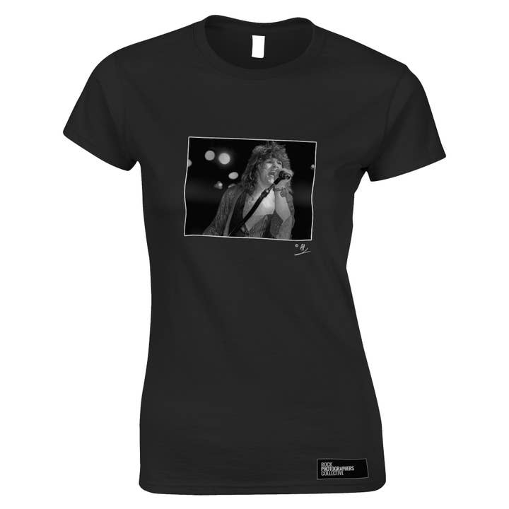 Rock Photographers Collective - Wholesale T-Shirt (Graphic) - Women's - Jon Bon Jovi 1985, AP. Women's T-Shirt