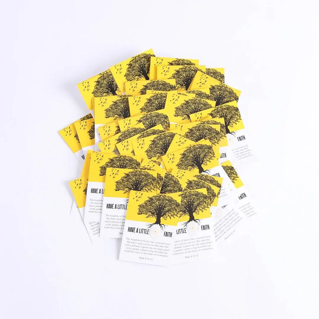 Swanson Christian Products - Wholesale Religious Card - Mustard Seed Of Faith Cards Pk503