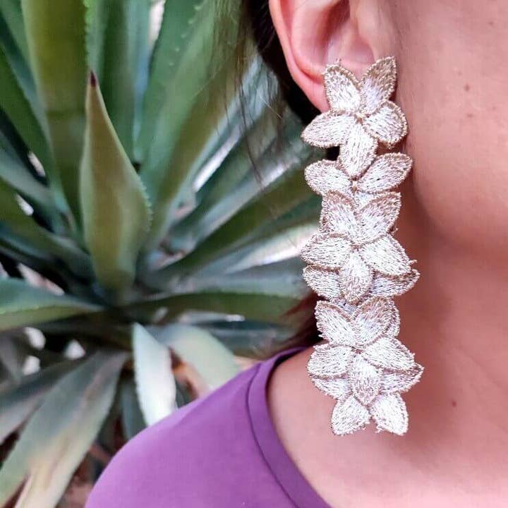 CAPELLINA - Wholesale Dangle Earrings - GEA FLOR MAXI EARRINGS1