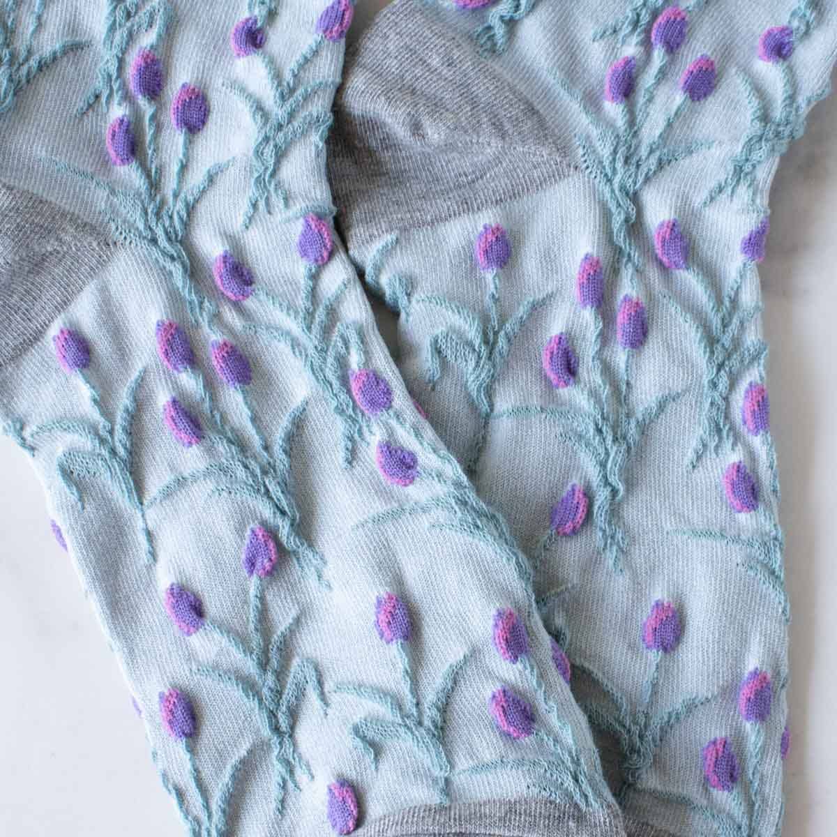 Tiepology - Wholesale Socks - Women's - Vintage Tulip Casual Socks3