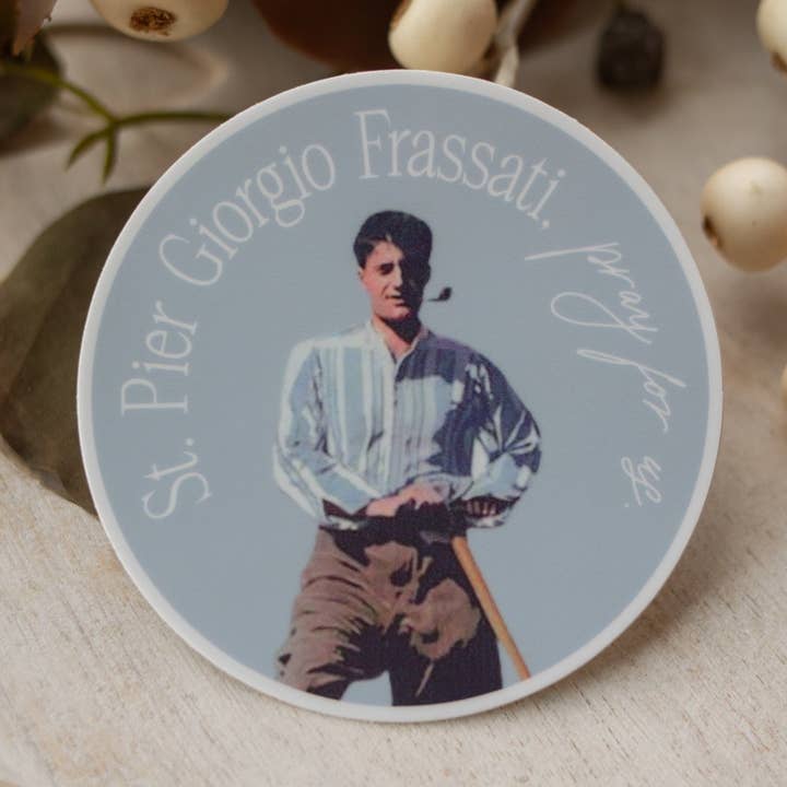 Abundantly Yours - Wholesale Sticker - St. Pier Giorgio Frassati Sticker0