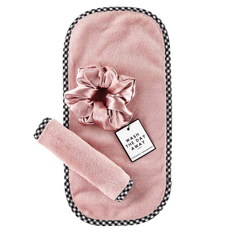 Bella Sleep + Spa - Wholesale Bath Towel - Face Cloth + Scrunchie Set - Dusty Rose1