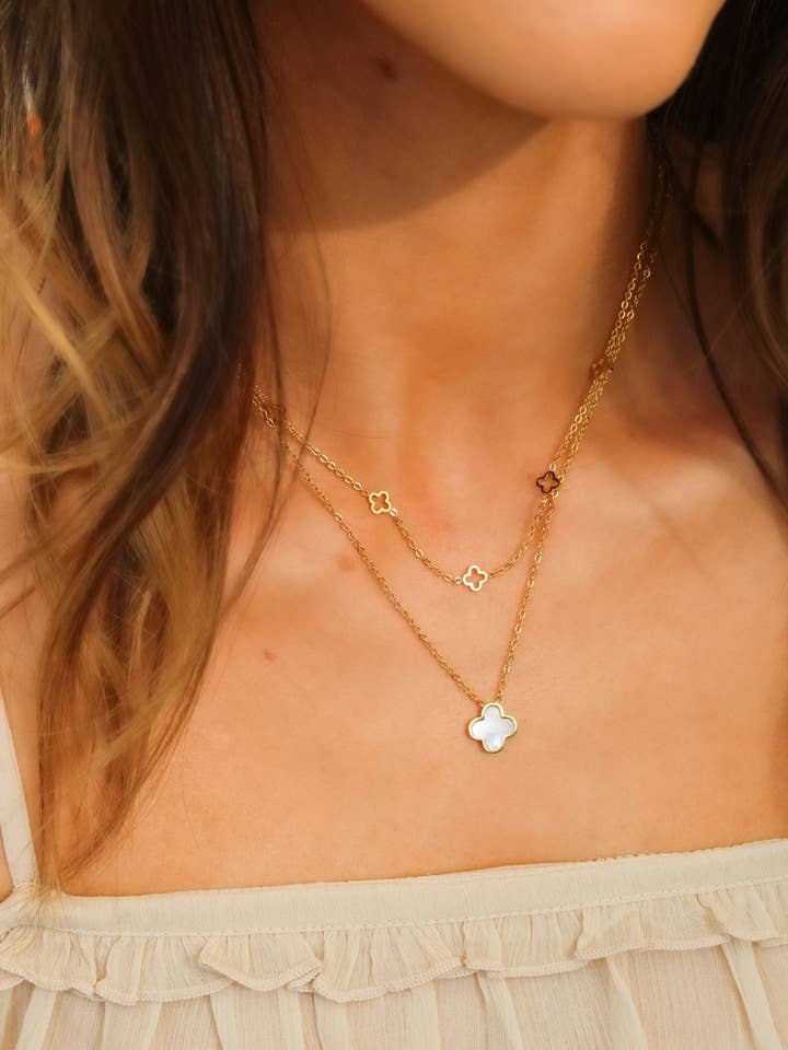 Collar Doble Genevieve para venta al por mayor de Sweet Three Designs