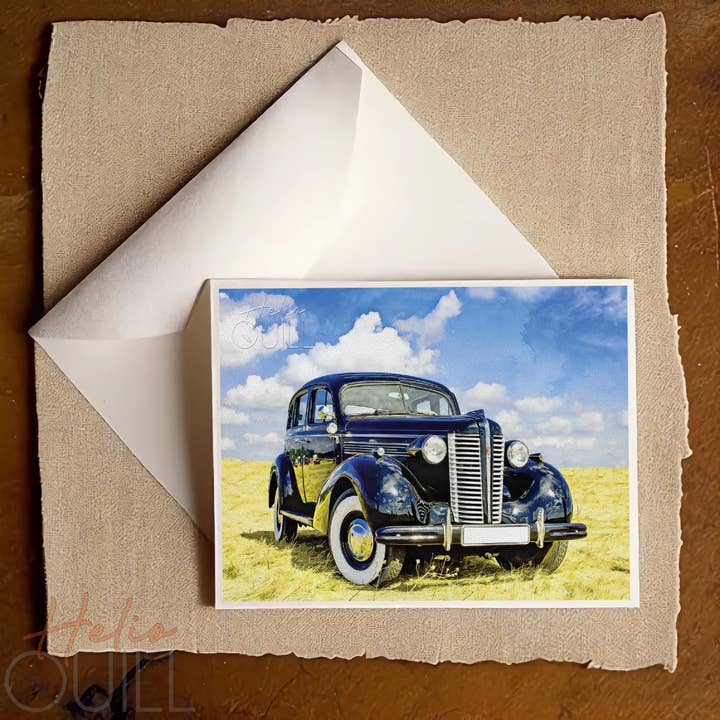 Helio Quill - Wholesale Everyday Greeting Card - Classic Cars and Trucks Greeting Card 12 Pack5