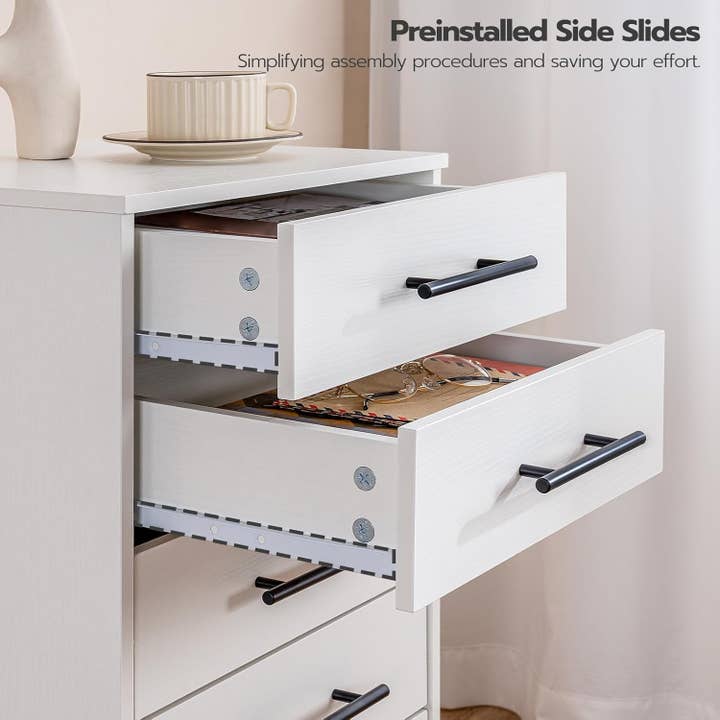 White 7 Drawer File Cabinet Storage For Home Office for wholesale on Faire5