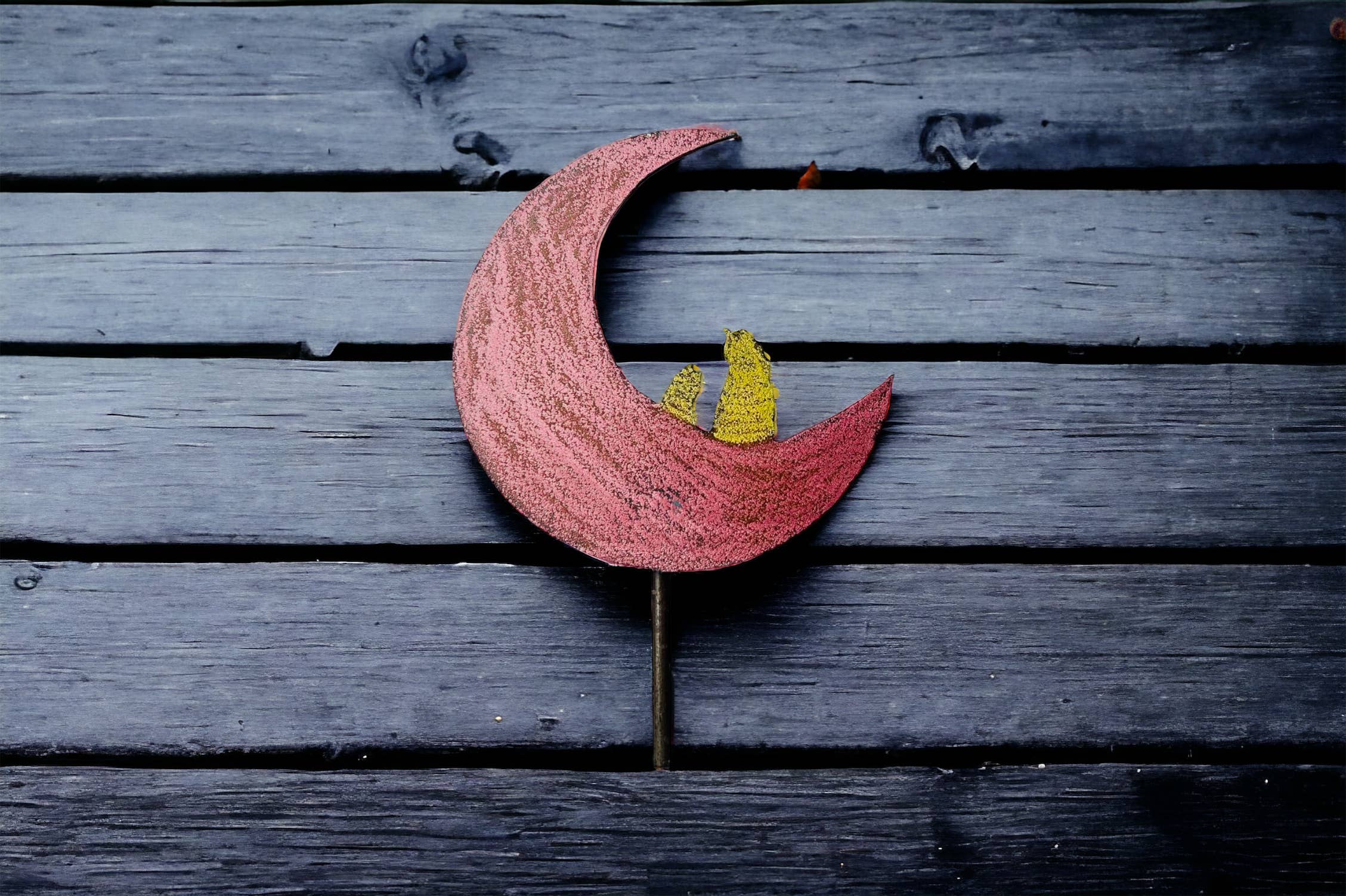 Whimsies - Wholesale Garden/Lawn Stake - Moon cats plant stake gardening lawn stake houseplants pet