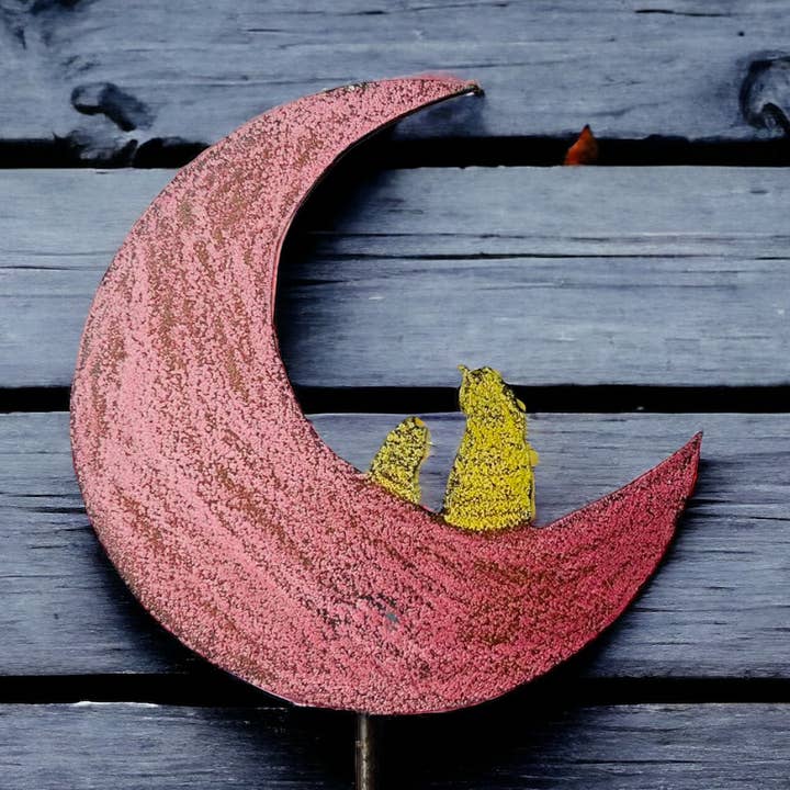 Whimsies - Wholesale Garden/Lawn Stake - Moon cats plant stake gardening lawn stake houseplants pet0