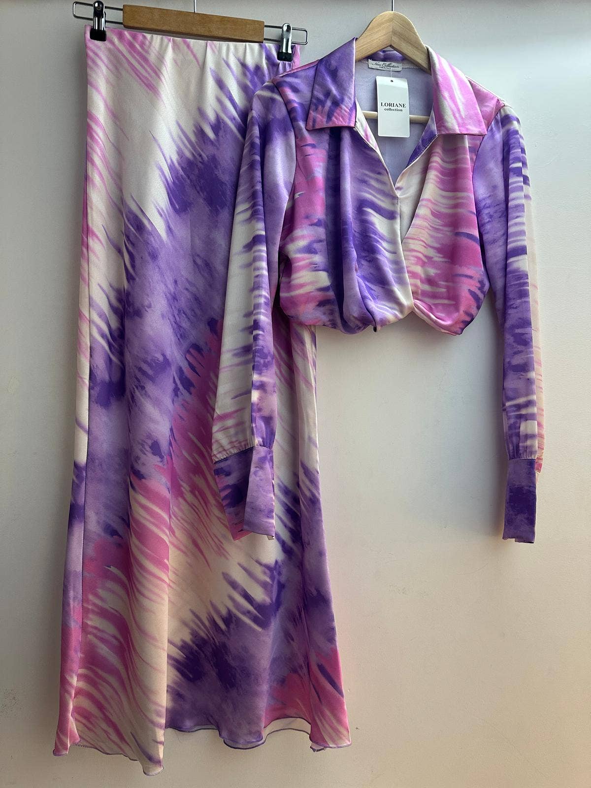 LORIANE – wholesale Top & skirt set – Women's – 10606E top + printed skirt one size4