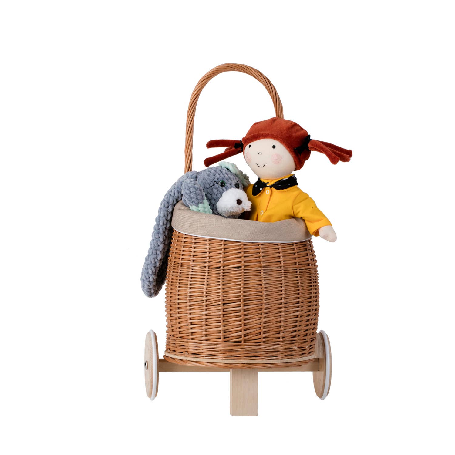 The Wicker Stories – wholesale Doll pram – Kids – Wicker Trailer Handcrafted Pram, Ecological5
