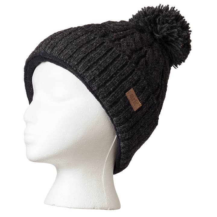 Ark Imports - Wholesale Beanie - Unisex - Helix Pompom Hat2