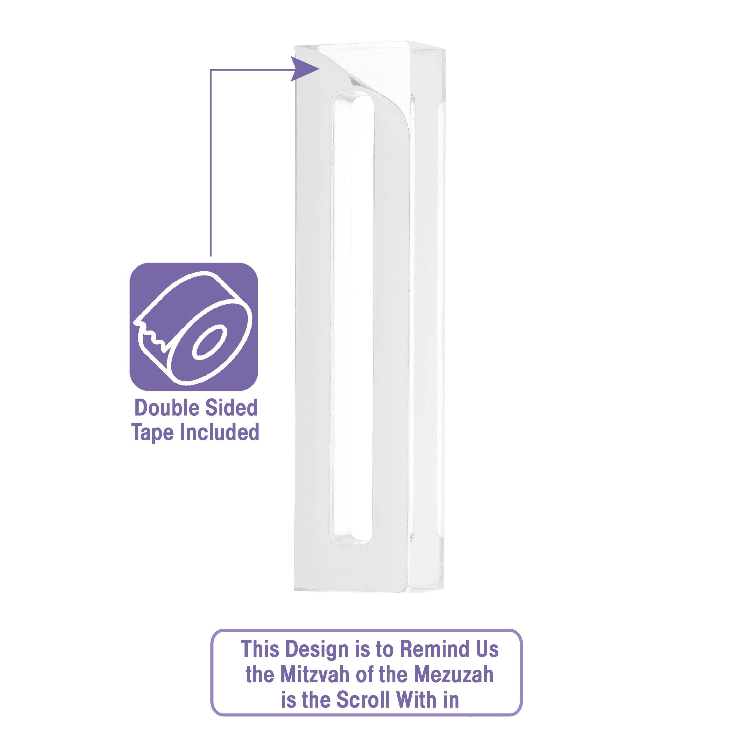 A&S Mezuzot - Wholesale Decorative Tabletop Object - Acrylic-Lucite Design26