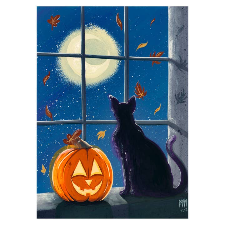 Waiting for Fall Art Print for wholesale by Meagan Meli Illustration