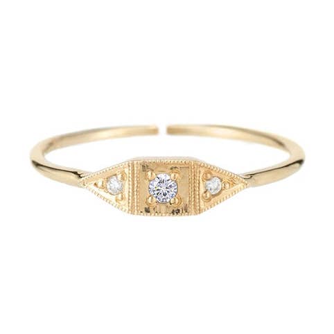 Trio cz ring RN20246 voor wholesale door Modern Opus