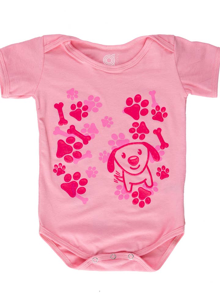 Body antidérapant pour bébé Doggy Doggy Days pour la vente par Grip-a-Baby