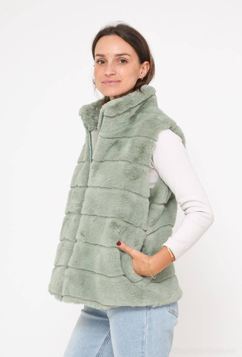 LIL' MOON - Wholesale Outerwear Vest - Women's - Vest #25511730