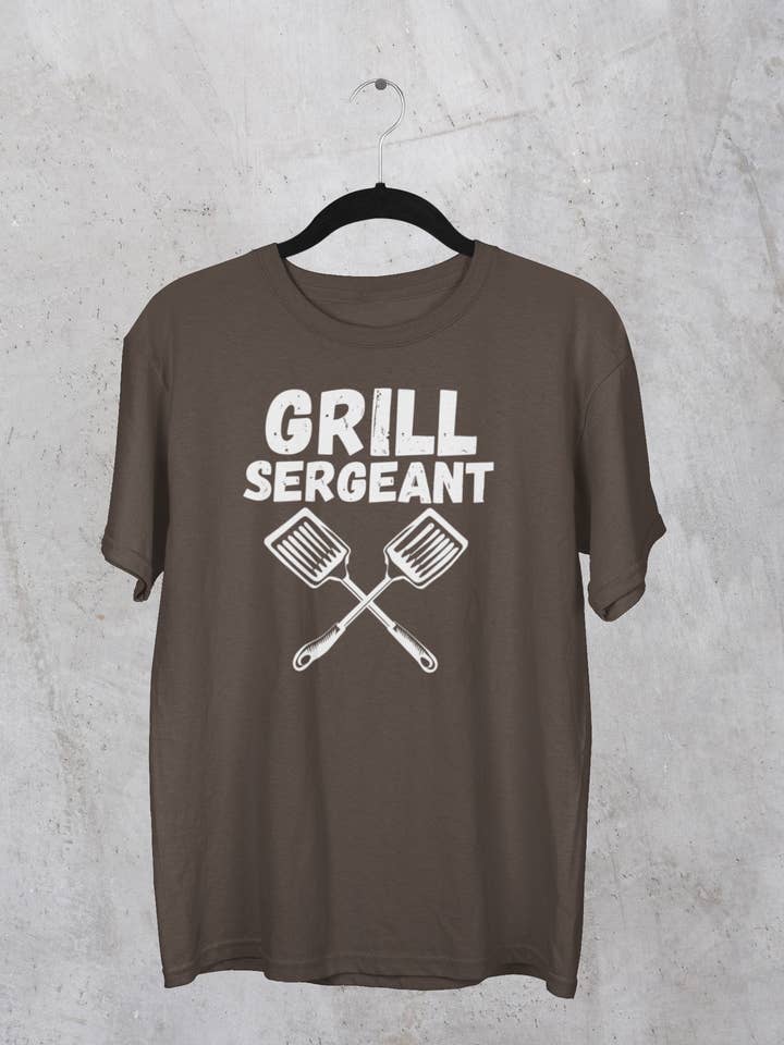 After Five Designs - Wholesale T-shirt met print - Heren - Grill Sergeant Grappige Vaderdag T-shirt Cadeaus voor Vaders4