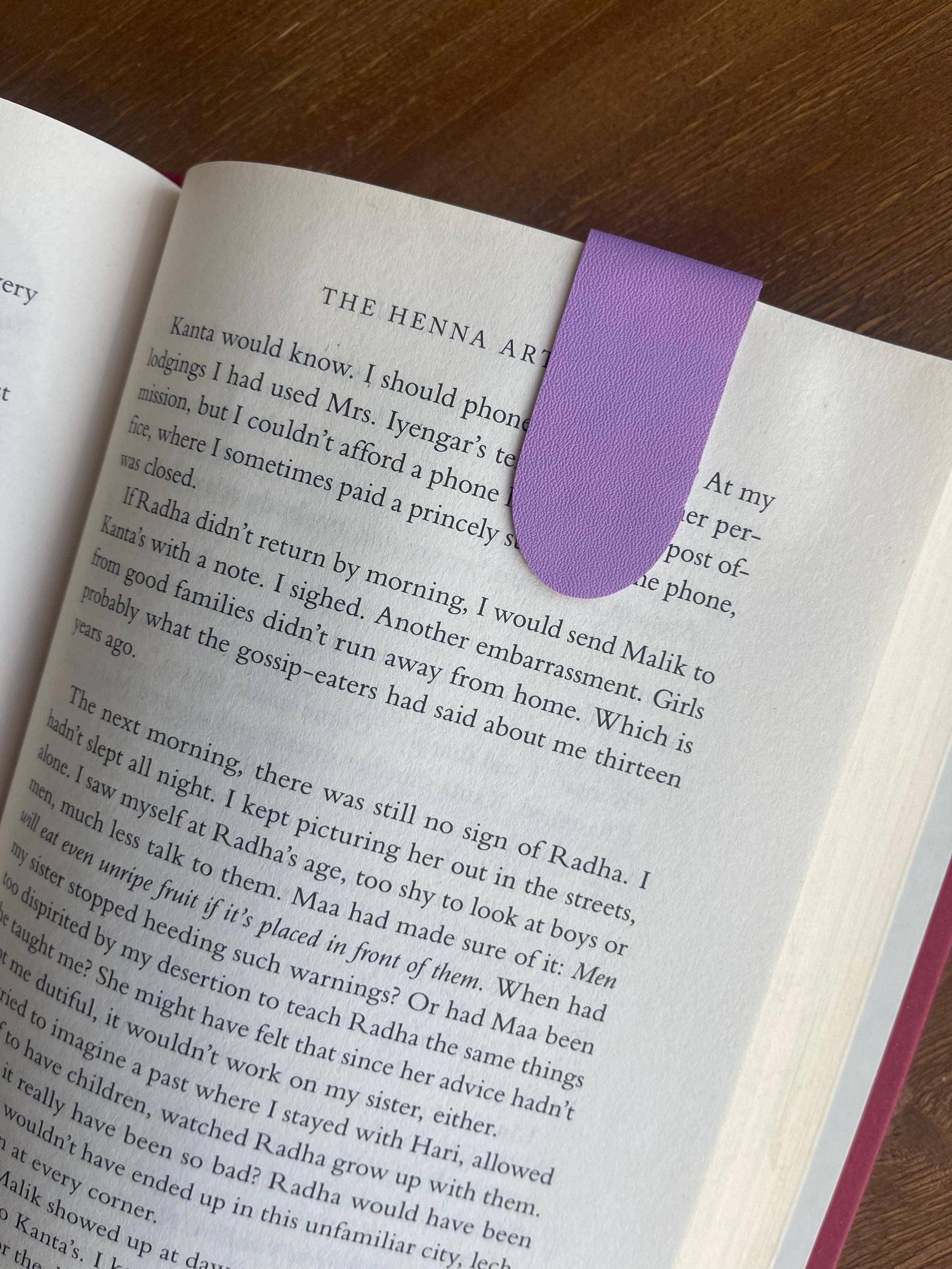 Willow & Sage - Wholesale Bookmark - Purple Magnetic Bookmark Pair 5