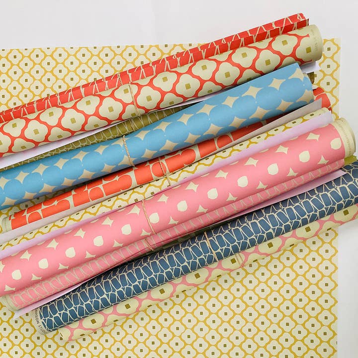 Anne Davison Studio – Engroshandel Indpakningspapir – Hoop Gavepapir (Pink)1