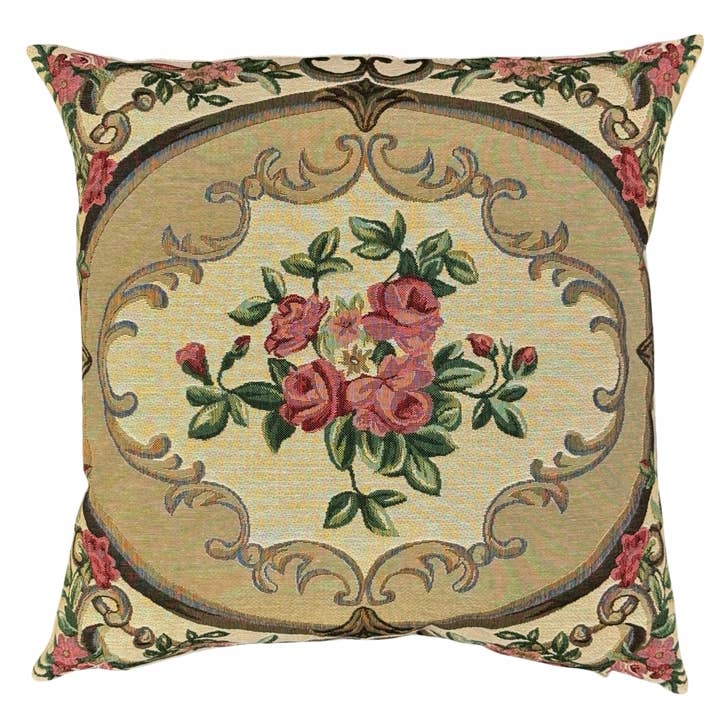 Cojín Aubusson - Decoración Francesa - Tejido Jacquard para venta al por mayor de yapatkwa - art of the loom