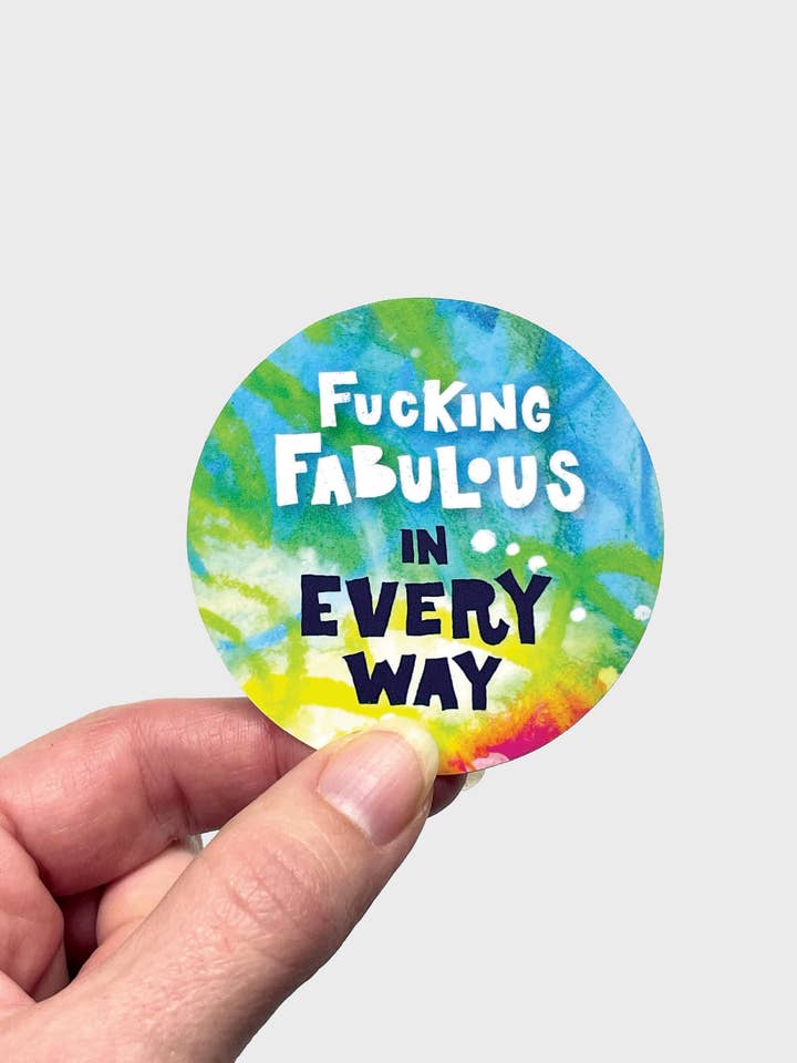 Fucking fantastisk på alle måder klistermærke for engroshandel hos Tori Tornado